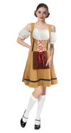 ADULT LIGHT BROWN BEER GIRL COSTUME-Party Land Online
